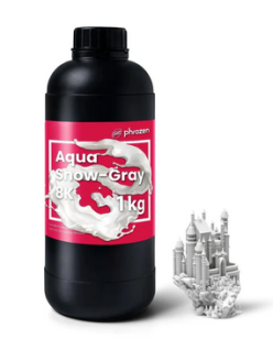 Phrozen - Résine Aqua 8K - Gris neige - 1 kg