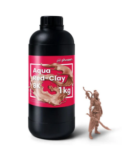 Phrozen - Résine Aqua 8K - Rouge glaise - 1 kg